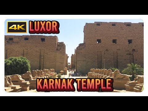 &#039;KARNAK TEMPLE&#039; Luxor, Egypt 4K | Thebes, Tutankhamun, Rameses, Luxor Obelisks