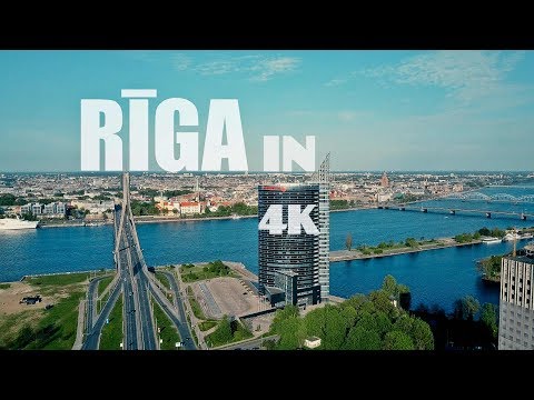 Ar dronu virs Rīgas / Riga in 4K (DJI Mavic Pro)