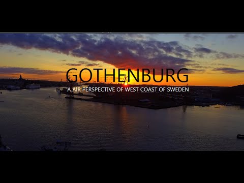 Sweden - Gothenburg - A Bird&#039;s–Eye View | dji Phantom | 4K