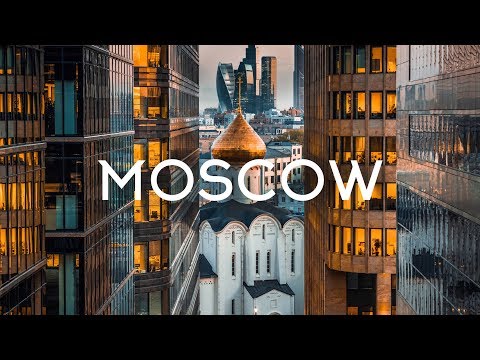 Moscow Russia Aerial Drone 4K Timelab.pro
