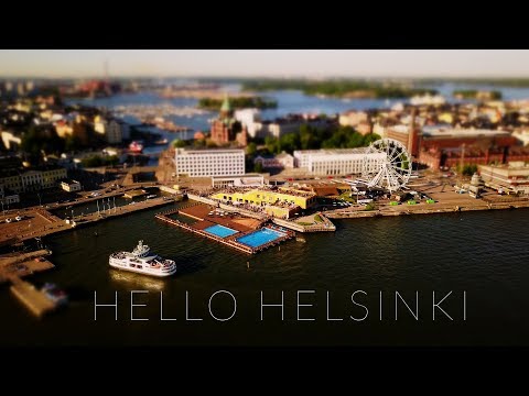 Hello Helsinki in 4k | Little Big World | Aerial &amp; Time lapse &amp; Tilt shift
