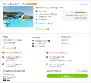 Screenshot Otium Family Eco Club in Side