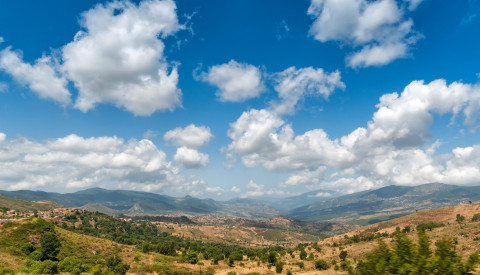 Das Atlas Gebirge in Algerien.