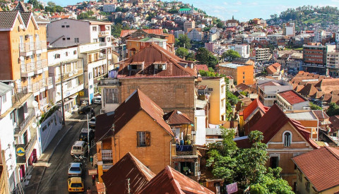Madagaskars Hauptstadt Antananarivo 