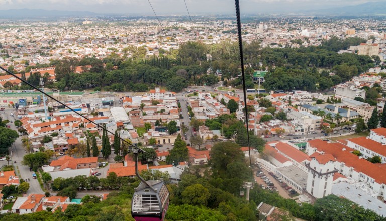 Die Altstadt von Salta in Argentinien