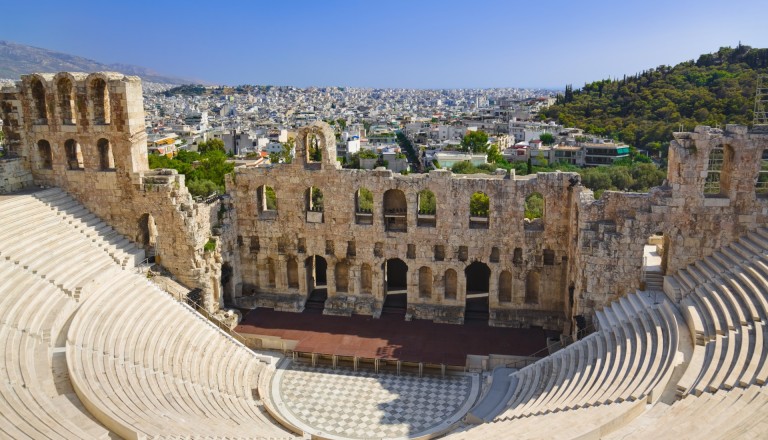 Das Odeon des Herodes Atticus Theater in Athen