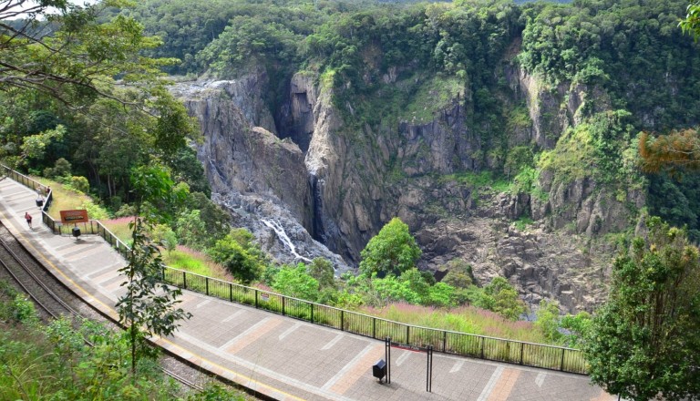 Die Barron Falls am Atherton Tableland Cairns