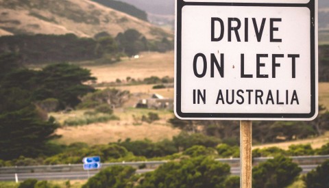 Australien Linksverkehr