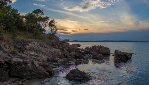 Sonnenuntergang in Burgas