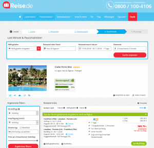 Screenshot Deals Algarve Hotel Clube Porto Mos