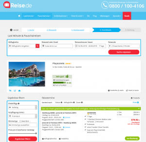 Screenshot Deals Costa de La Luz Hotel Playacanela