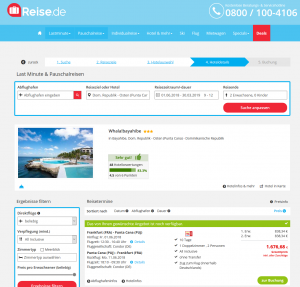 Screenshot Deals Dominikanische Republik Hotel Whala Bayahibe