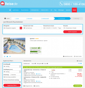 Screenshot Deals Fuerteventura Hotel Igramar