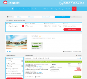 Screenshot Deals Gran Canaria Hotel Duna Beach