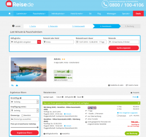 Screenshot Deals Kreta Hotel Adonis