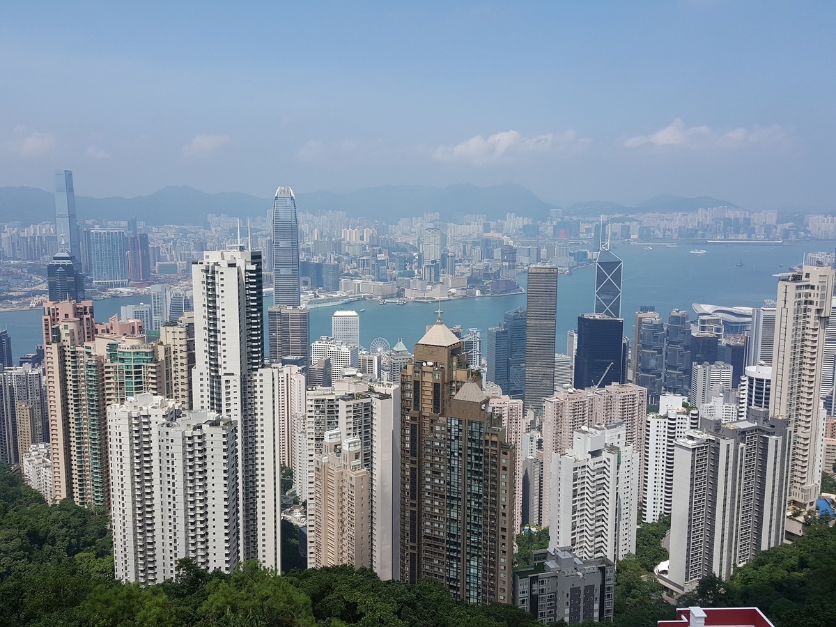 Skyline von Hongkong