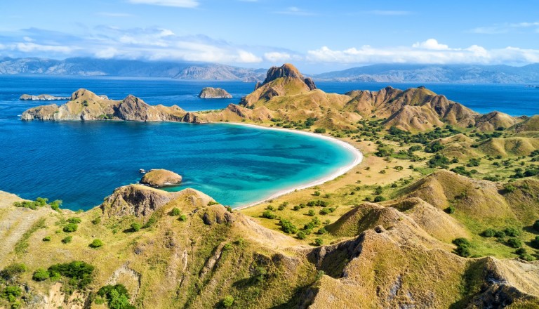 Die Insel Pulau Padar von Indonesien. Last Minute