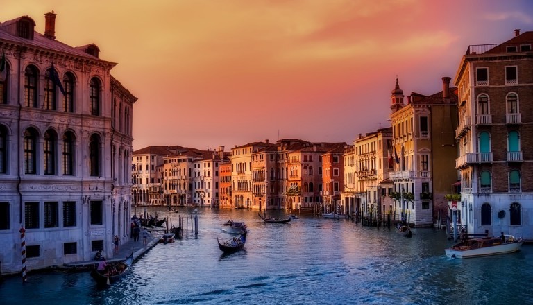 Lagune in Venedig