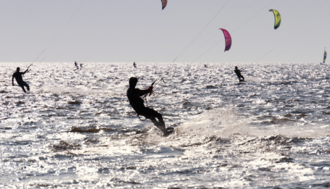 Kitesurfen an der Nordsee