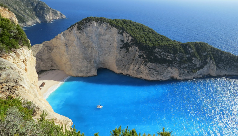 Bucht auf Zakynthos