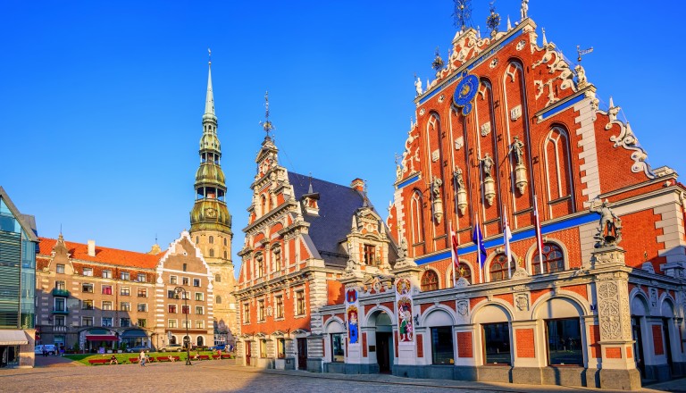 Auf Platz 1 Riga - die Hauptstadt Lettlands. Reise nach Lettland.