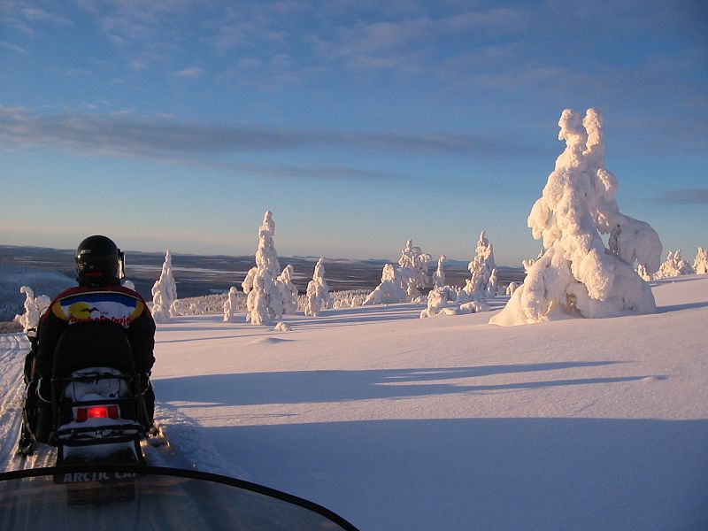 Levi ist das größte Skigebiet Finnlands.