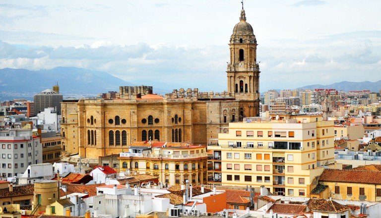 Die "einarmige" Kathedrale von Malaga.