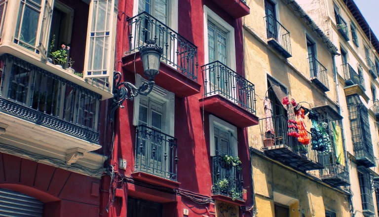 Das Künstlerviertel Soho in Malaga.