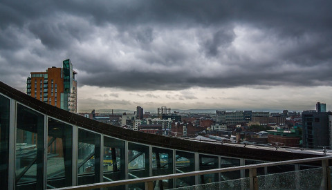 Stadtbild von Manchester