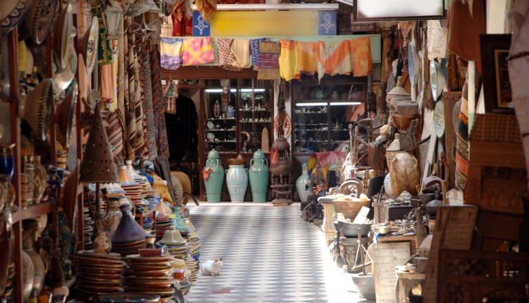Souks Stadteile Reisen nach Marrakesch