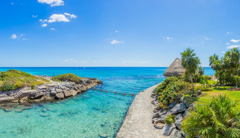 Karibischer Strand Mexicos