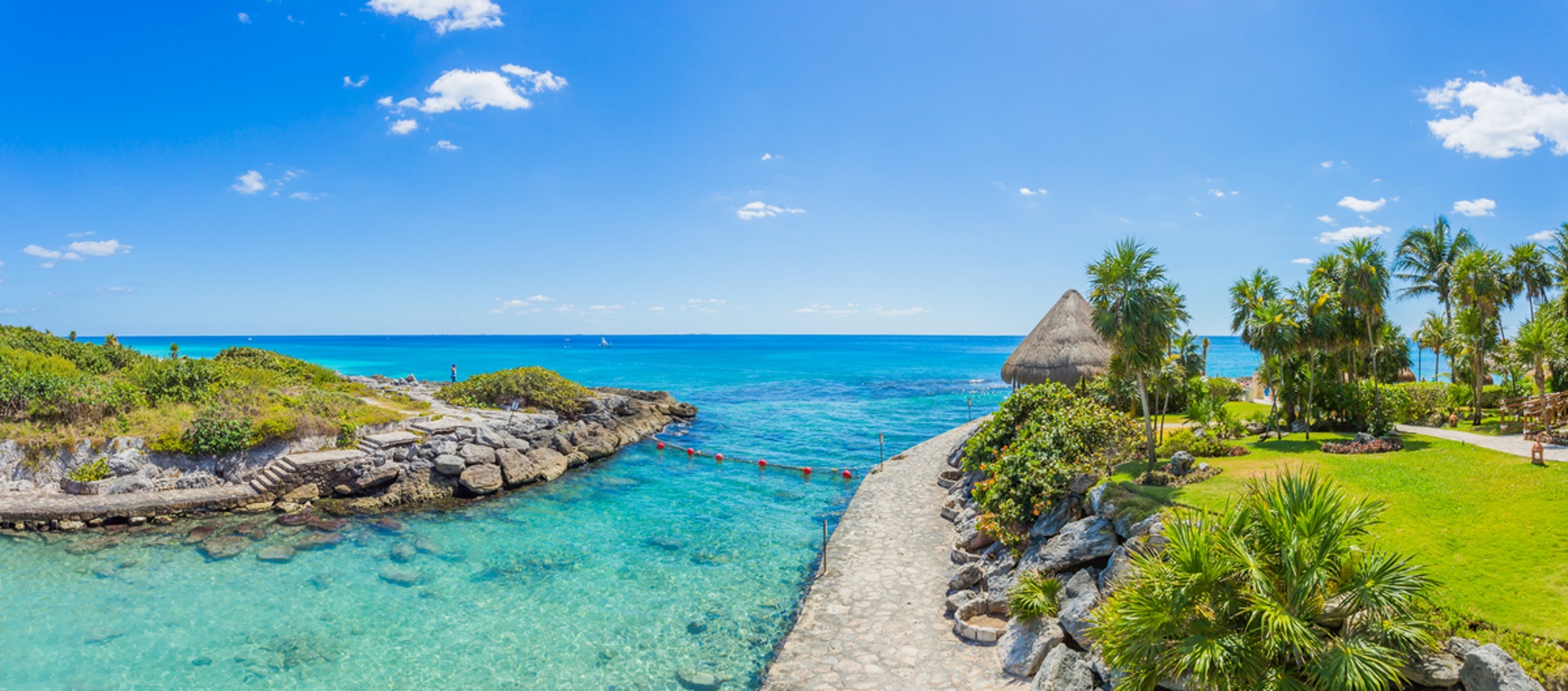 Karibischer Strand Mexicos