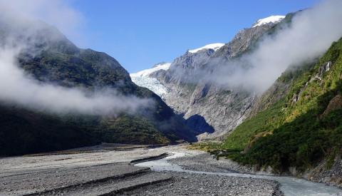 Der Franz-Josef-Gletscher in Neuseeland