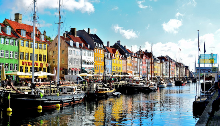 Die charmante dänische Hauptstadt Kopenhagen.