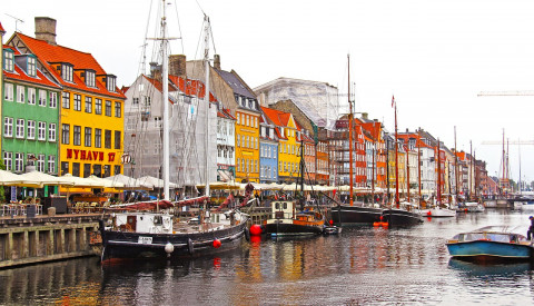 Die bunten Häuser von Nyhavn.