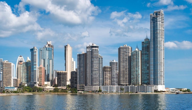 Panamas moderne Hauptstadt Panama City.