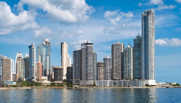 Panamas moderne Hauptstadt Panama City.