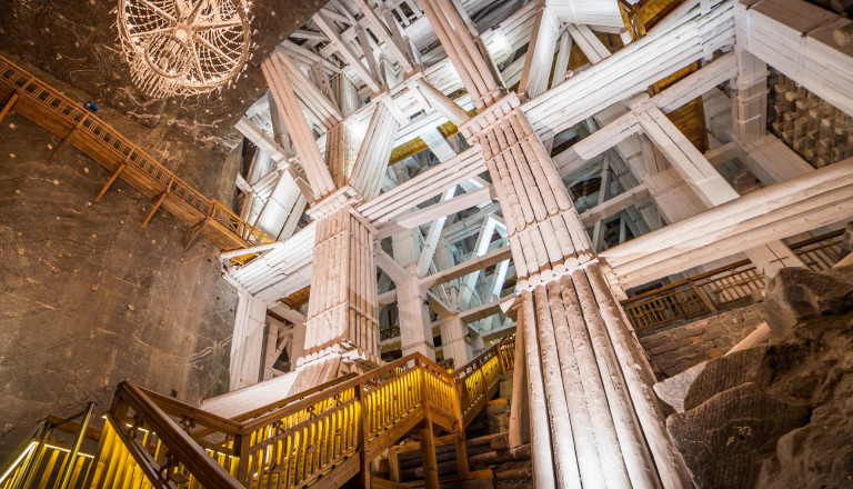 Das Salzbergwerk Wieliczka in Polen