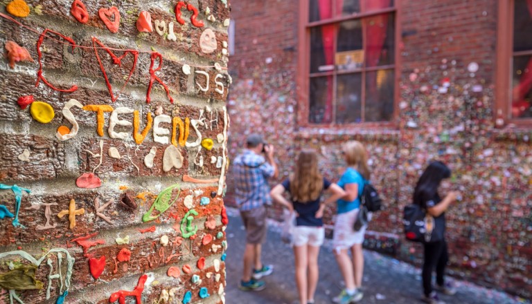 Seattle Gum Wall Sehenwürdigkeiten auf Städtereisen