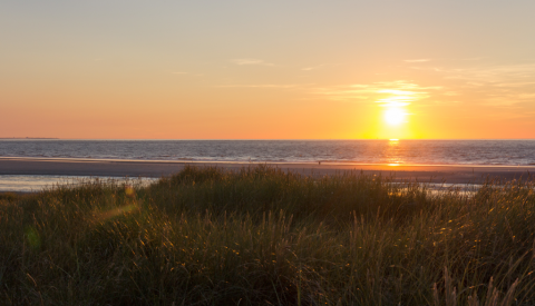 Sonnenuntergang auf Langeoog