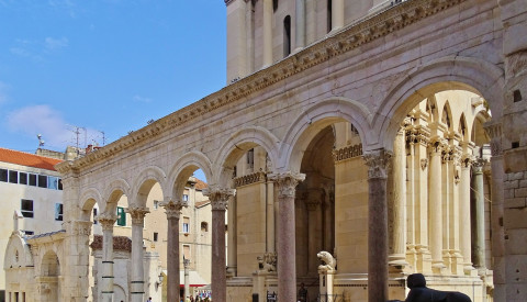 Der Dioakletianpalast in Split