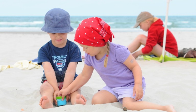 Strand-Kinder-Ostsee-Familienurlaub 
