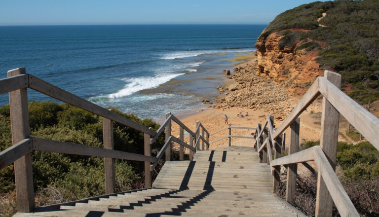 Strand-Treppe