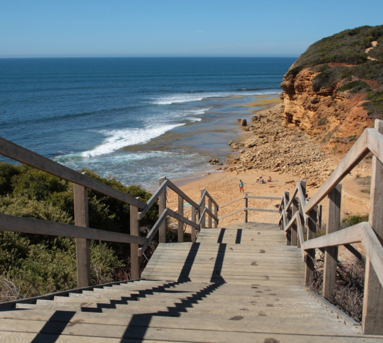 Strand-Treppe