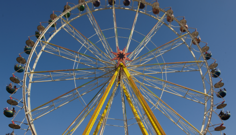 Riesenrad auf dem Zwiebelmarkt