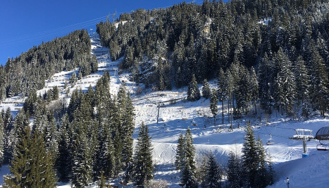 Ab auf die Piste! In St. Moritz herrschen allerbeste Wintersportbedingungen.