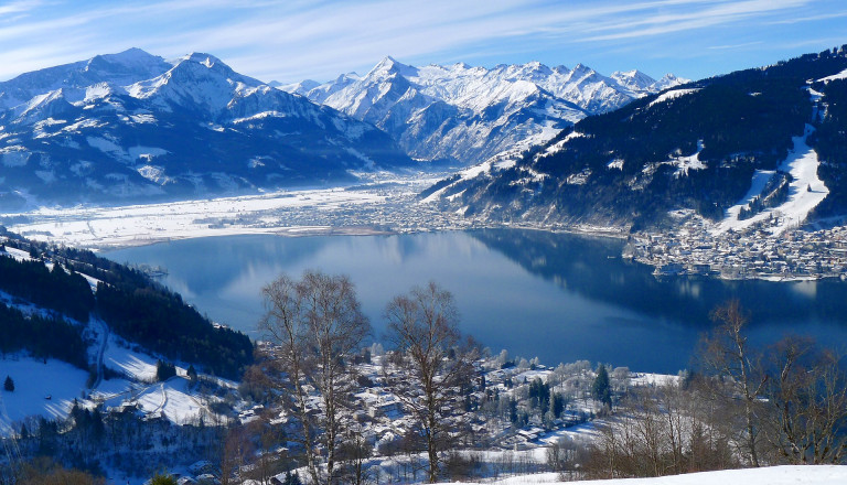 Zell am See im Winter