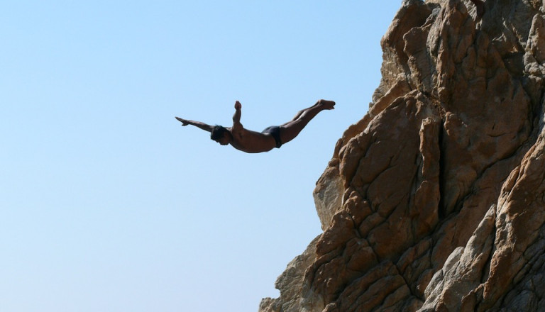 Klippenspringen in Acapulco