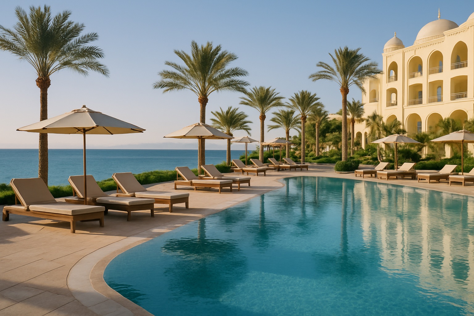 Luxuriöses Wellness-Resort am Roten Meer in Ägypten