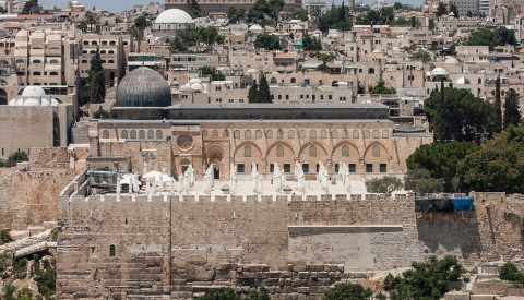 Die Al Aqsa Moschee auf dem Tempelberg